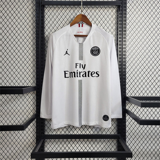 2018/2019 Retro PSG Paris Saint-Germain Visitante Manga Larga