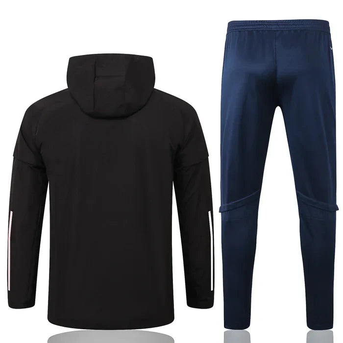 Juventus 2024/2025 Black and Blue Windbreaker