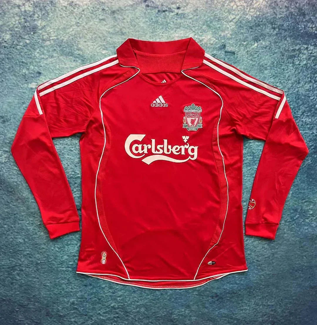 2006-2007 Retro Liverpool Local Manga Larga