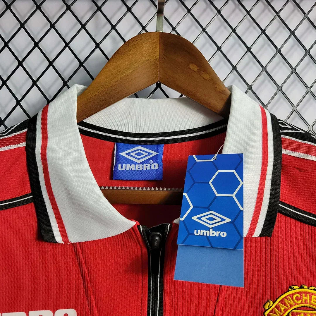 1998/1999 Retro Manchester United Local Manga Larga