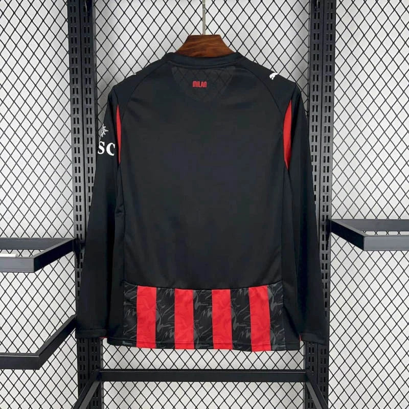 2025/2026 AC Milan Local Manga Larga