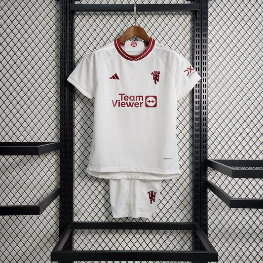 Manchester United 2023/2024 Alternativa Visitante Talla Niño